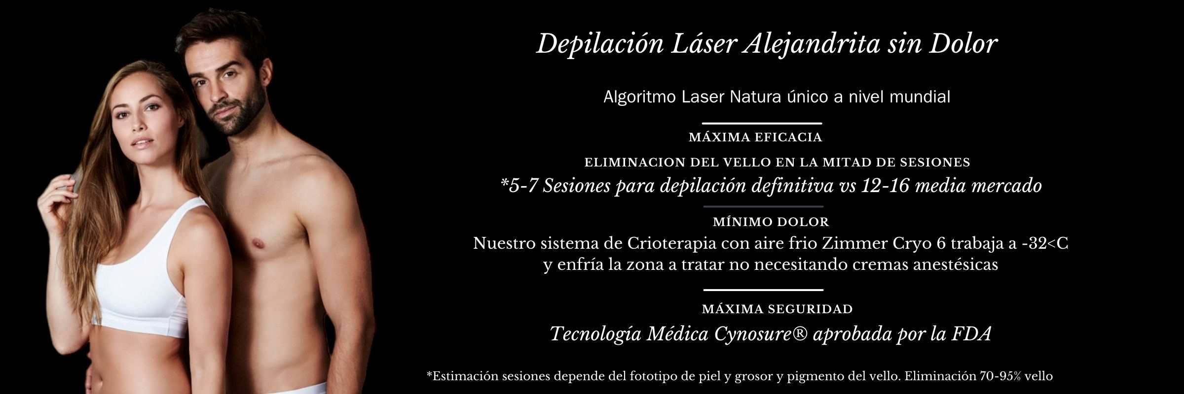 Ofertas Depilación Laser Alejandrita Sin dolor Madrid Laser Natura Black Friday