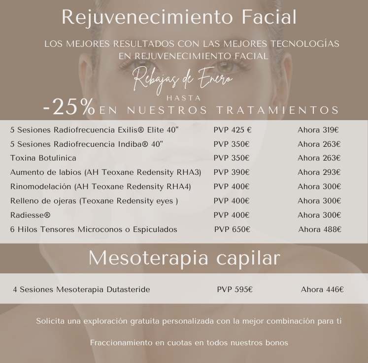 Rejuvenecimiento facial Rebajas Móvil